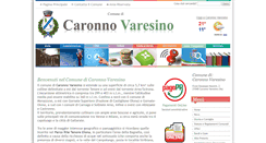 Desktop Screenshot of comune.caronnovaresino.va.it